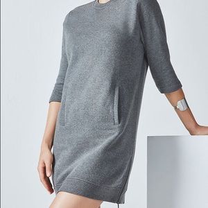 Charcoal Fabletics Sweatshirt Dress NWT